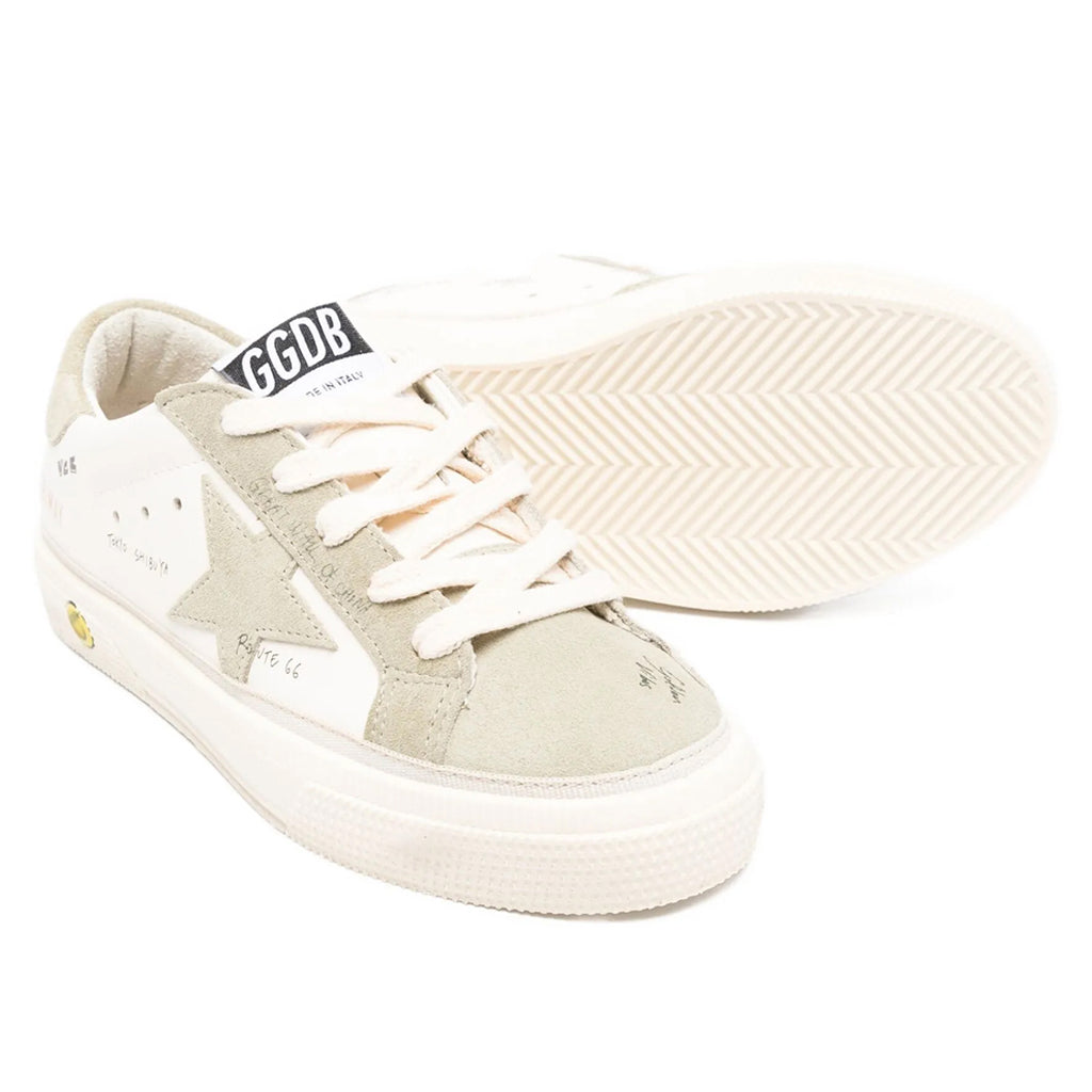 Golden Goose May Leather and Suede Star Sneakers