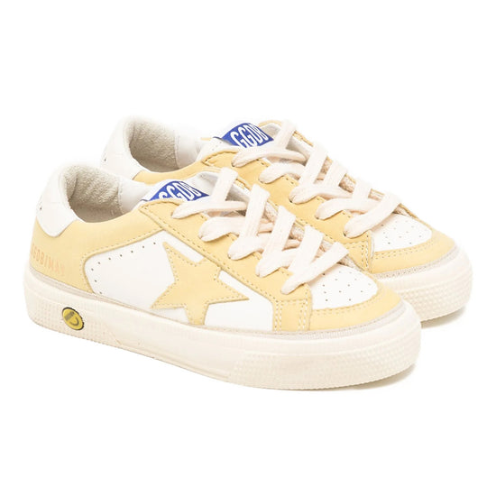 Golden Goose May Leather and Suede Star Sneakers