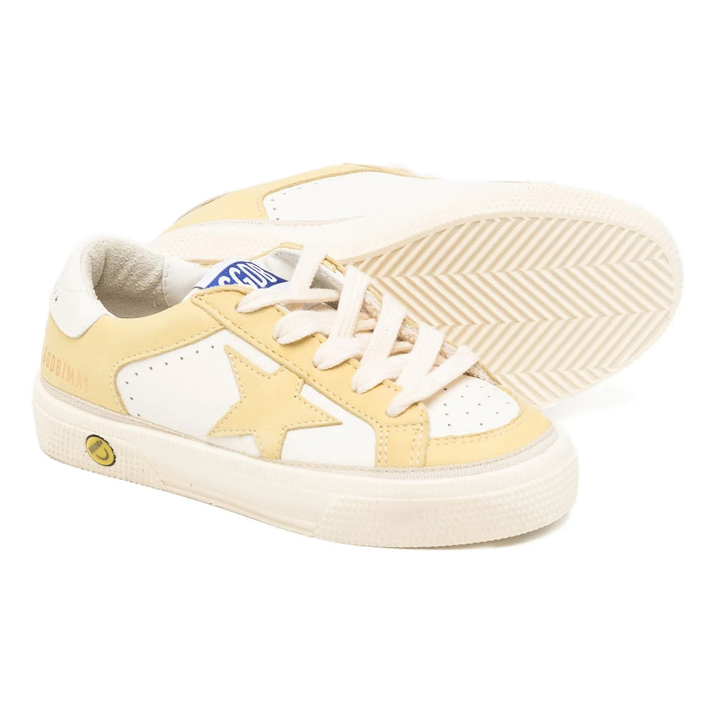 Golden Goose May Leather and Suede Star Sneakers