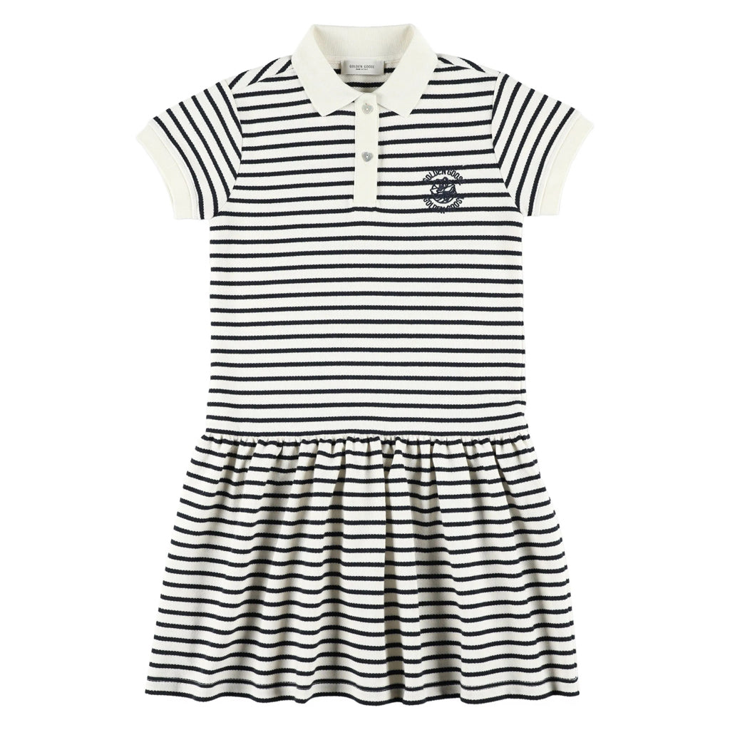 Golden Goose Striped Polo Dress