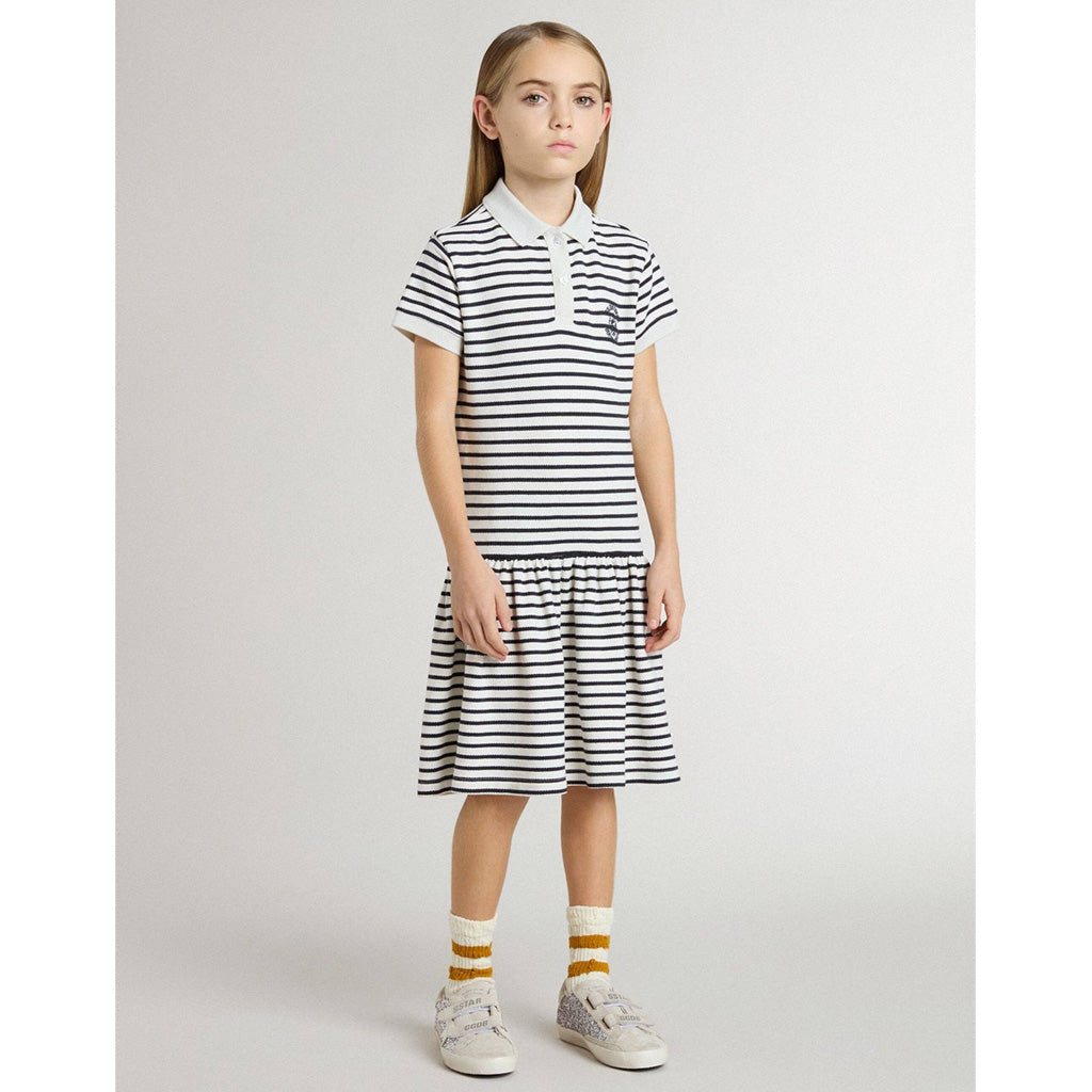 Golden Goose Striped Polo Dress