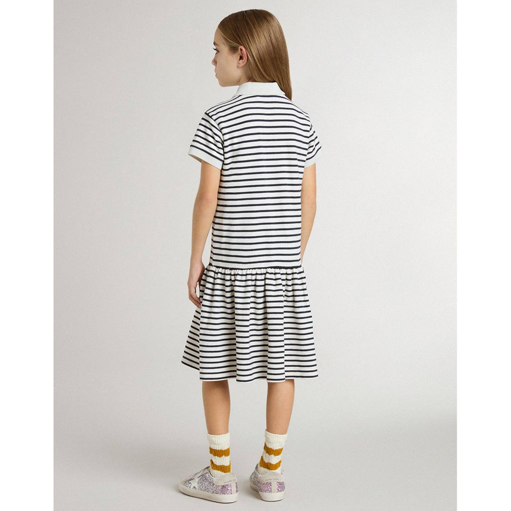 Golden Goose Striped Polo Dress