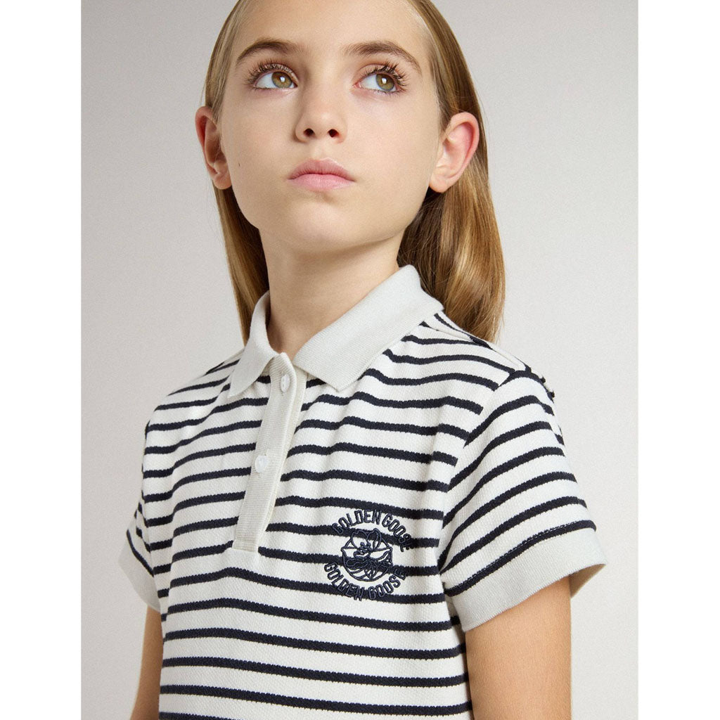Golden Goose Striped Polo Dress