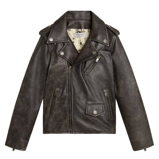 Golden Goose Chiodo Leather Jacket