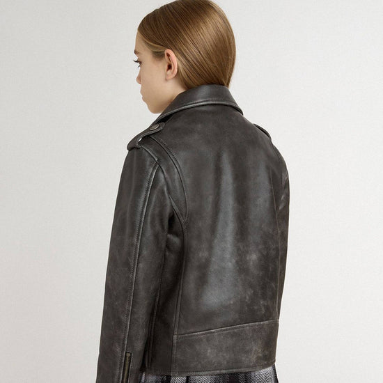 Golden Goose Chiodo Leather Jacket