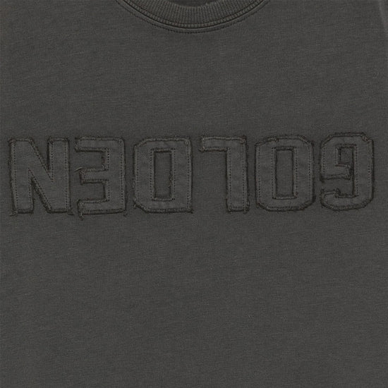 Golden Goose Distressed Cotton T-shirt With Logo