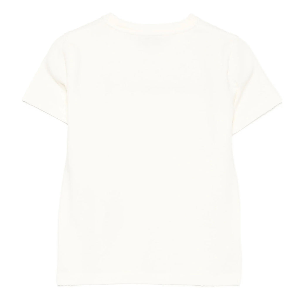 Golden Goose Distressed Cotton T-shirt With Logo