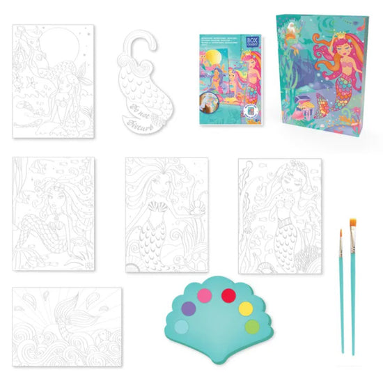 Box Candiy Mermaids Watercolor Art Set