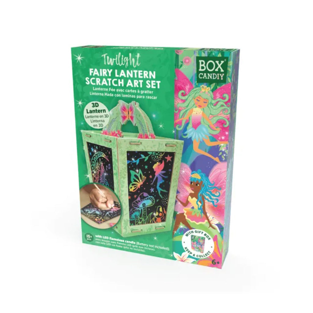 Box Candiy Twilight Fairy Lantern Scratch Art Set