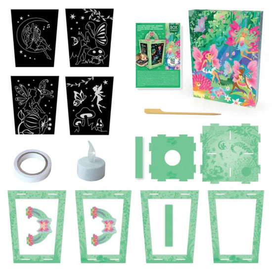 Box Candiy Twilight Fairy Lantern Scratch Art Set