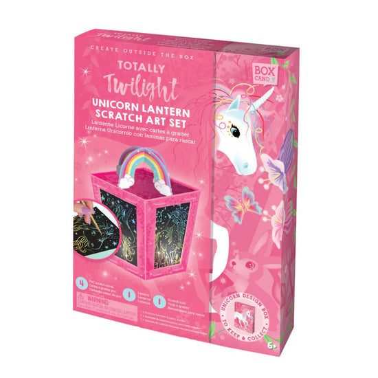 Box Candiy Twilight Unicorn Lantern Scratch Art Set