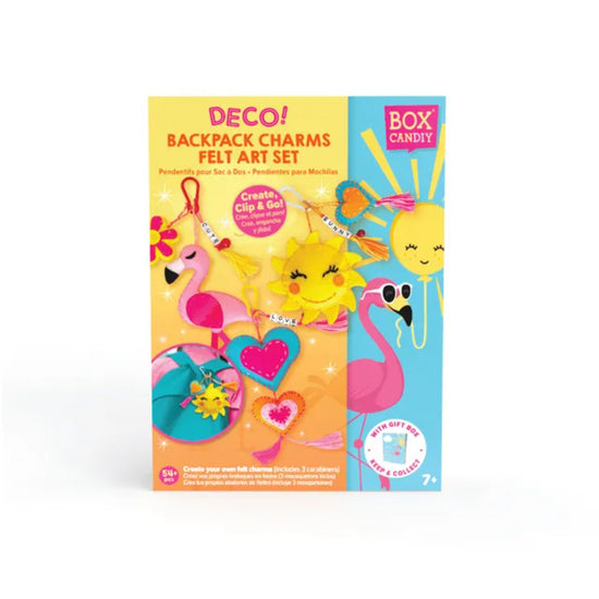 Box Candiy Deco Backpack Charms Felt Art Set