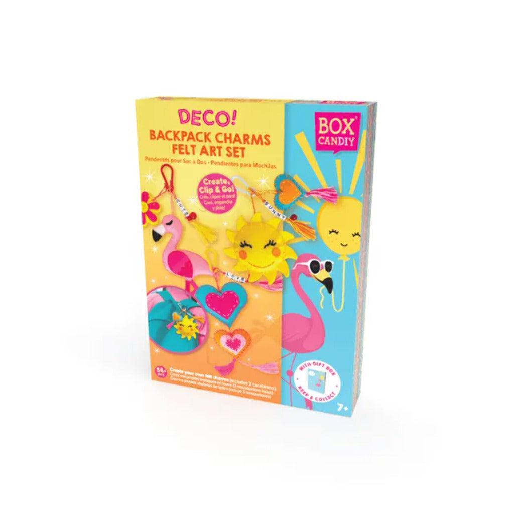 Box Candiy Deco Backpack Charms Felt Art Set