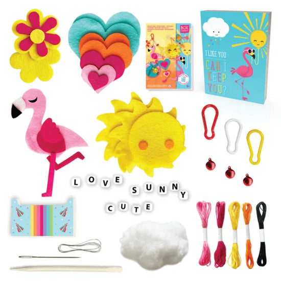 Box Candiy Deco Backpack Charms Felt Art Set