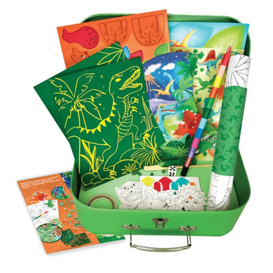 Box Candiy Dino Adventure Travel Suitcase Multi Craft and Activity Set