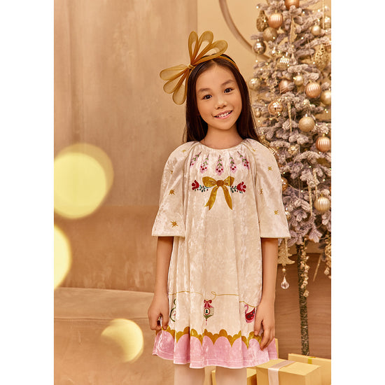 Eirene Velvet Christmas Dress