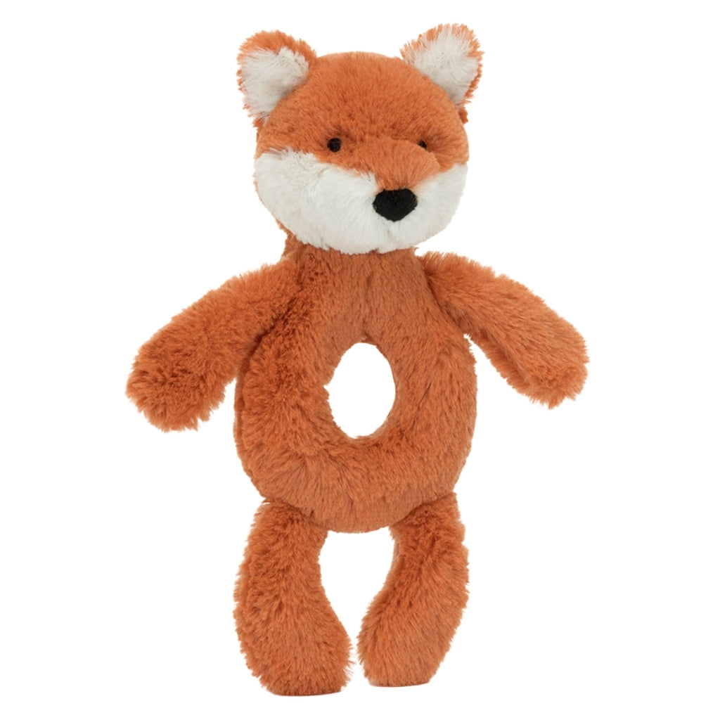 Jellycat Bashful Fox Cub Ring Rattle