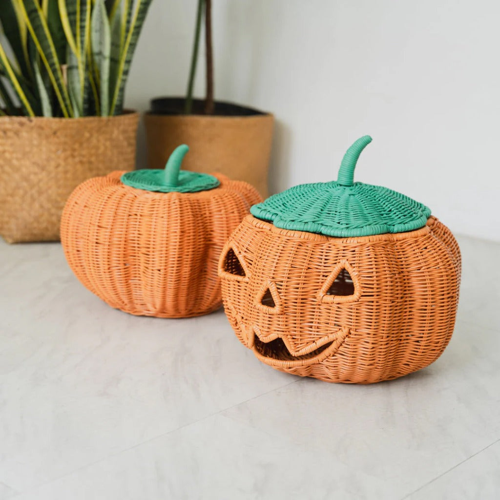 Momiji Pumpkin Face Basket