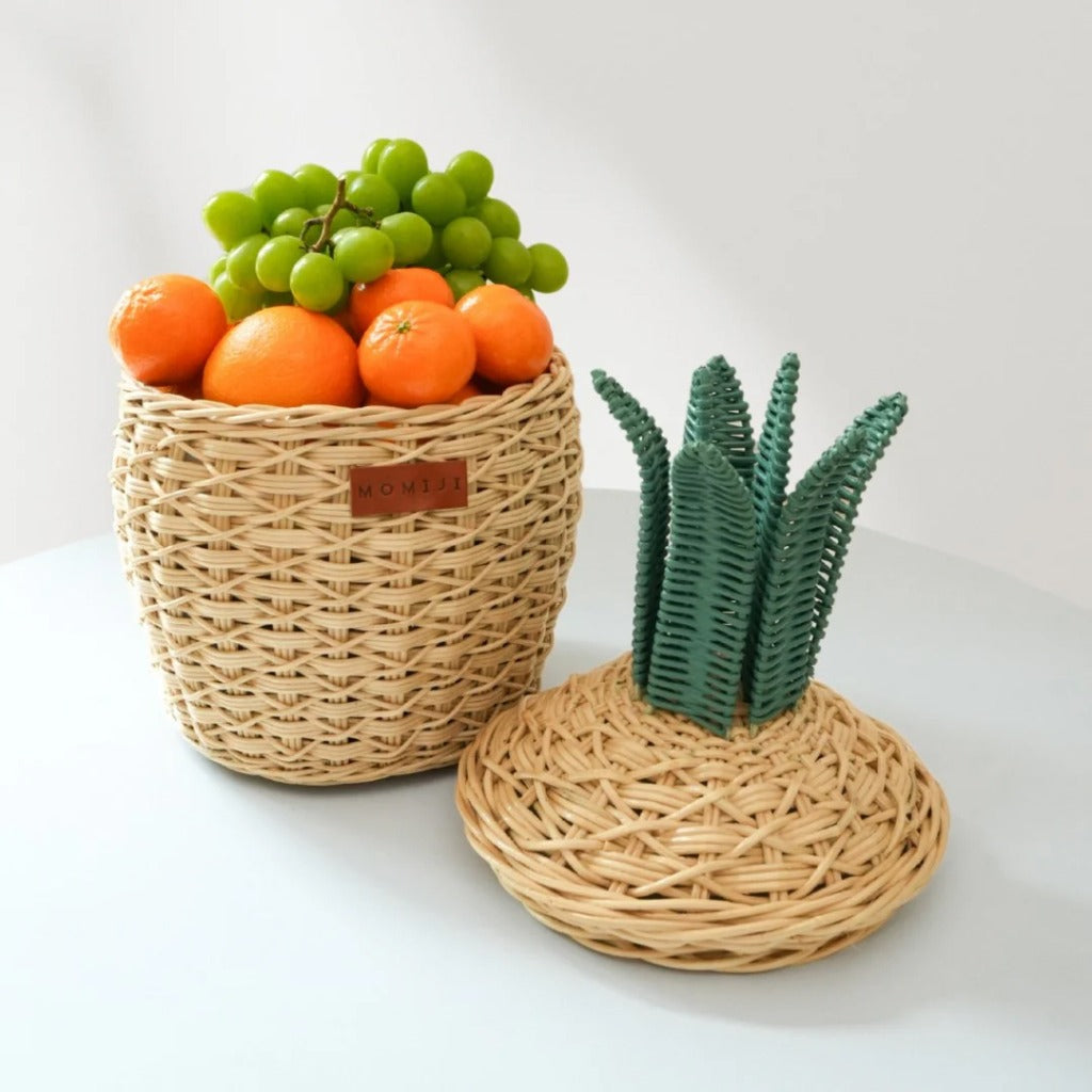 Momiji Small Pineapple Basket - Natural