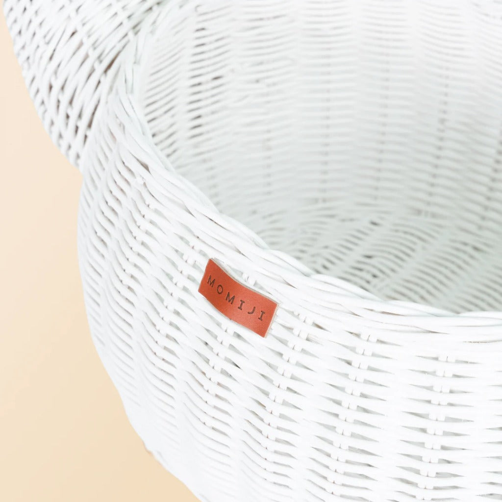 Momiji Dinosaur Storage Basket - White