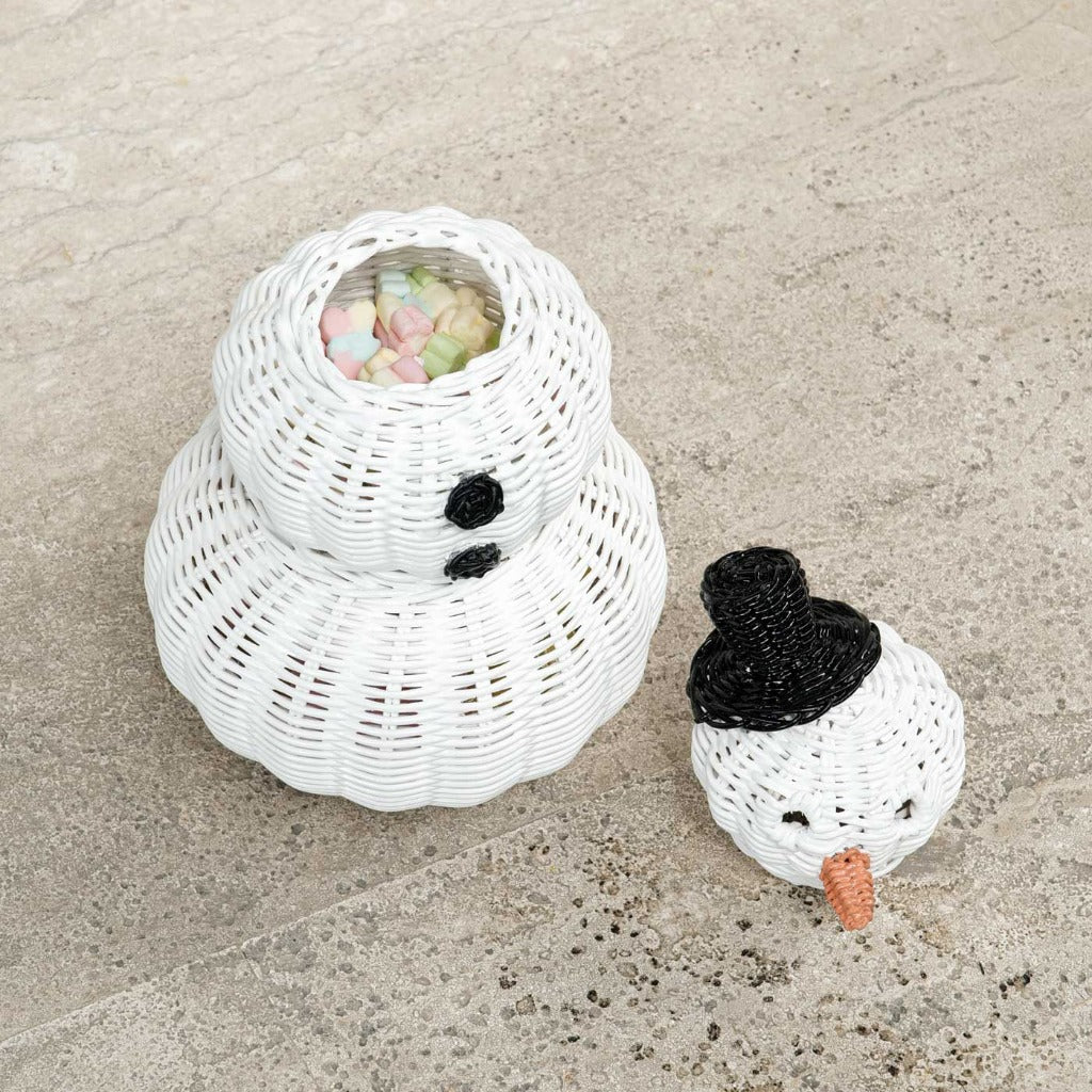 Momiji Snowman Basket
