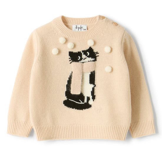 Il Gufo Kitten Sweater