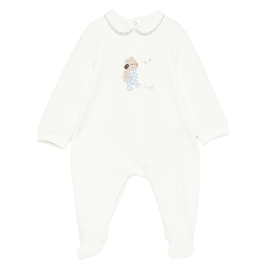 Il Gufo Romper With Footies