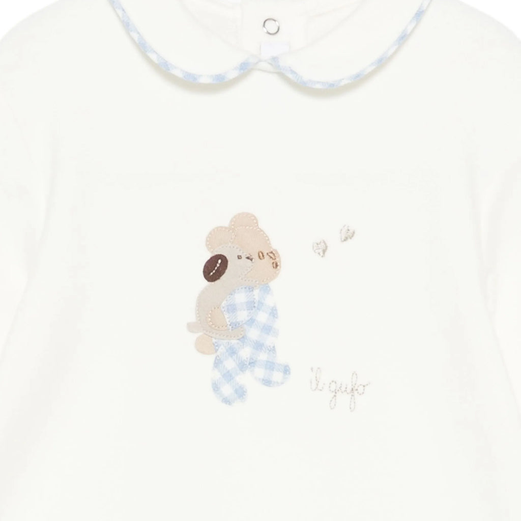 Il Gufo Romper With Footies