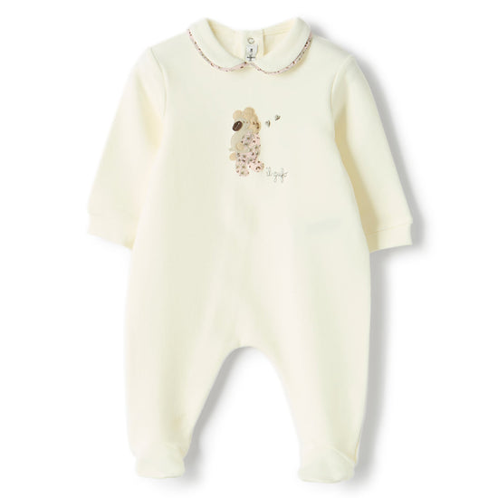 Il Gufo Romper With Footies