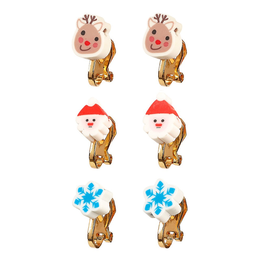 Souza Christmas Ear Clips