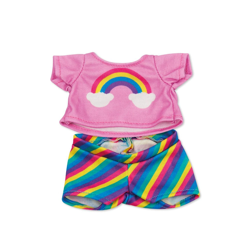 Casdon BAB Bear & Outfit Style 1 Rainbow