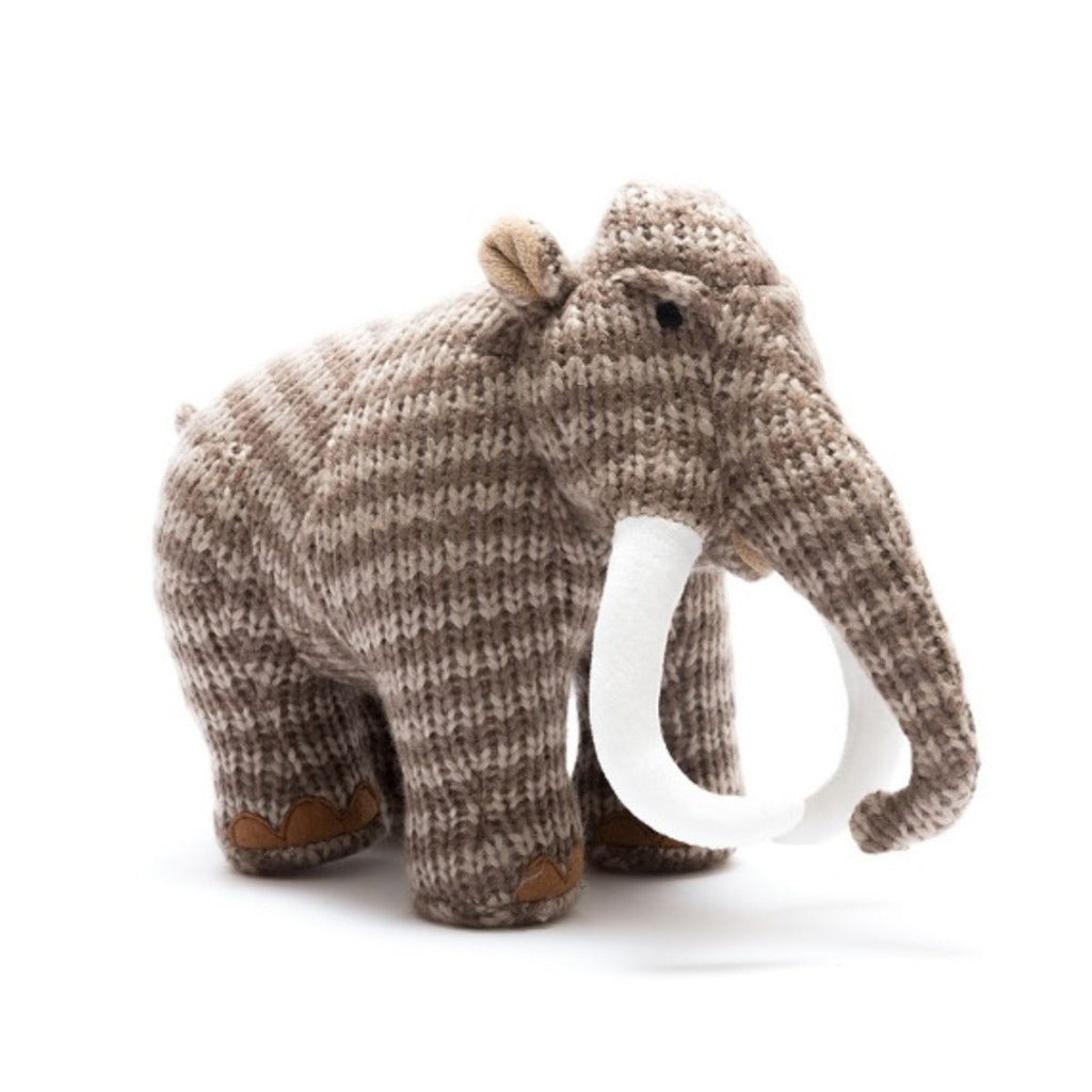 Best Years Knitted Woolly Mammoth Soft Toy