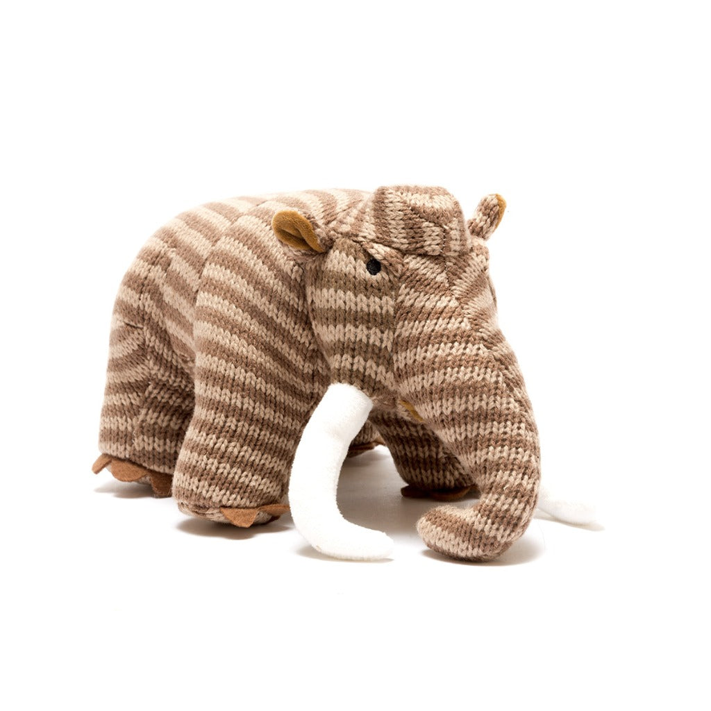 Best Years Knitted Woolly Mammoth Soft Toy