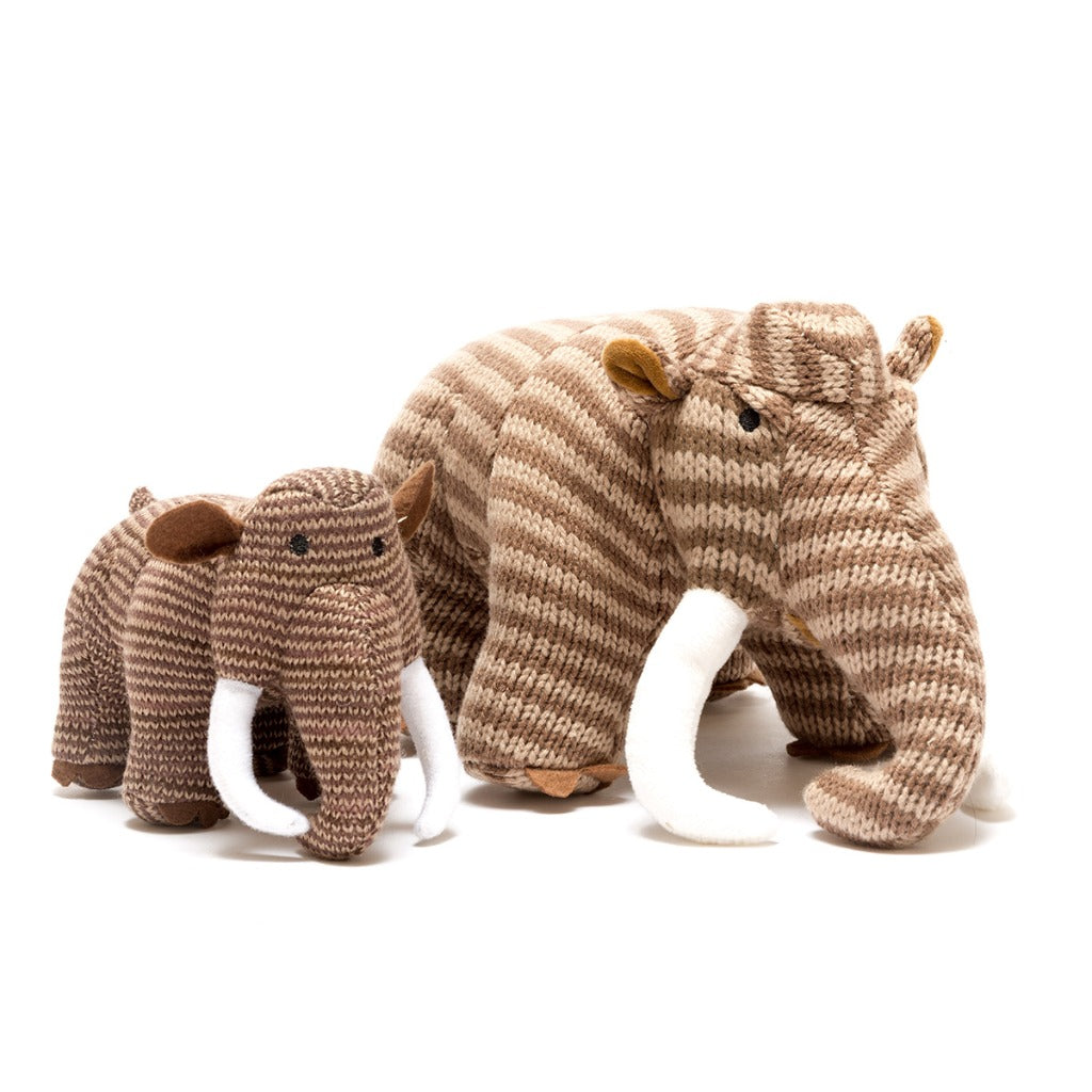 Best Years Knitted Woolly Mammoth Soft Toy