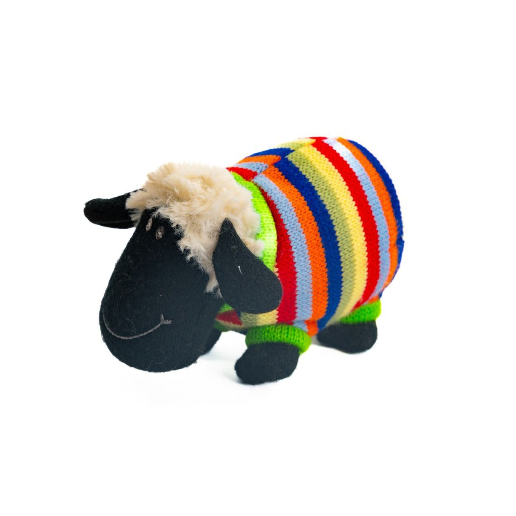 Best Years Sheep Toy With Stripe Jumper
