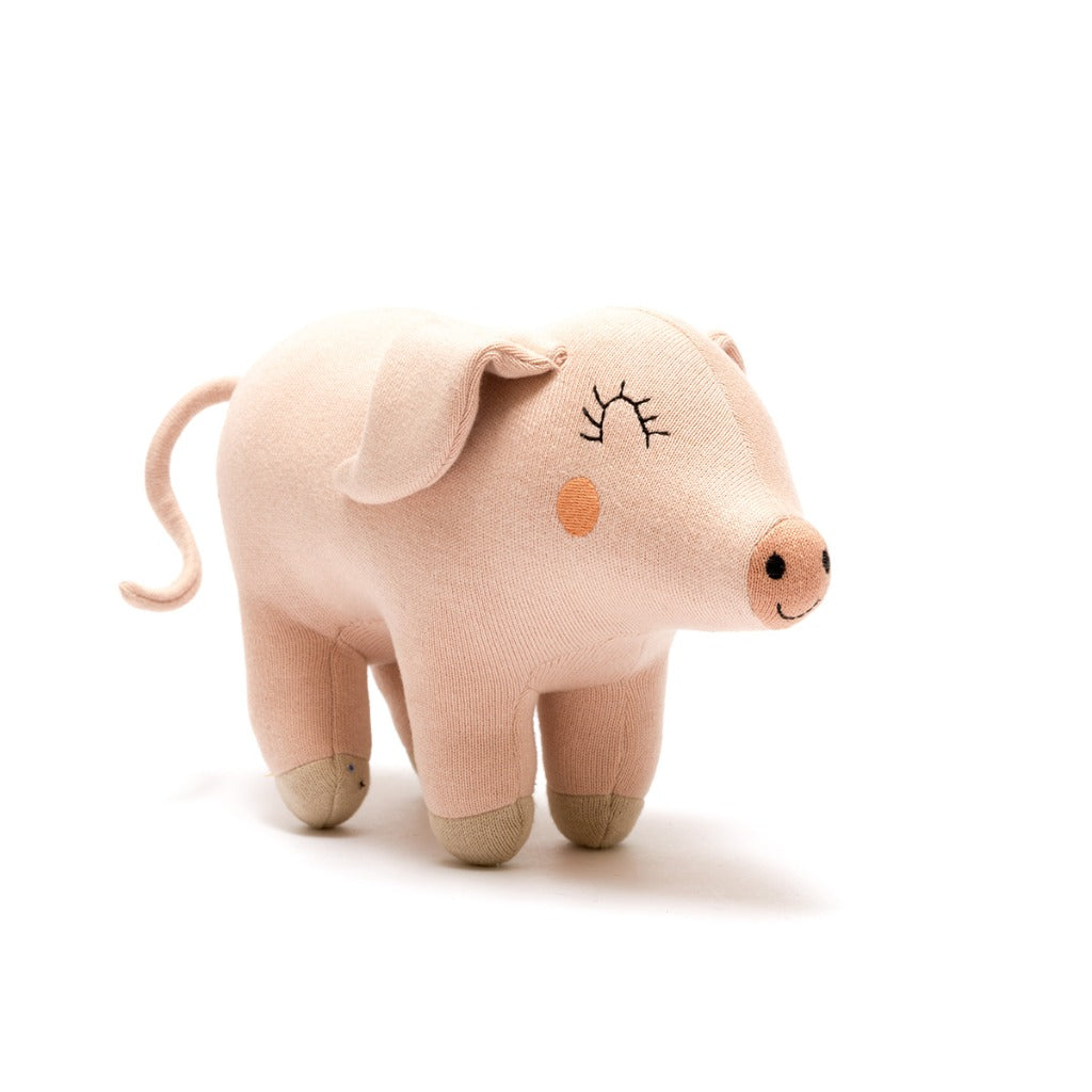 Best Years Organic Knitted Organic Pig Toy