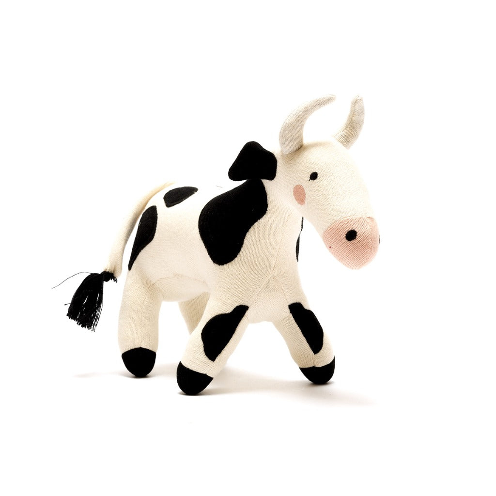 Best Years Organic Knitted Organic Cow Toy