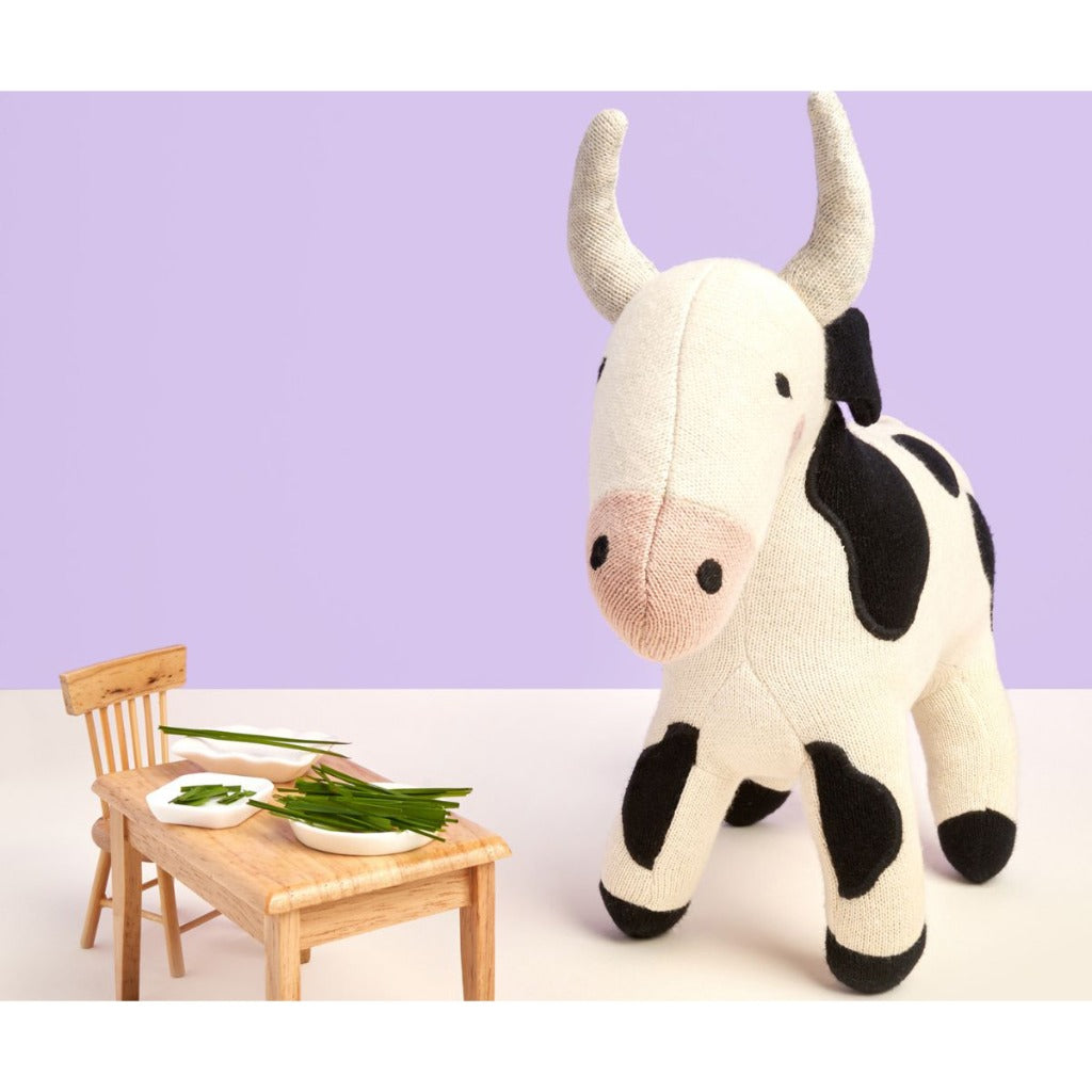 Best Years Organic Knitted Organic Cow Toy
