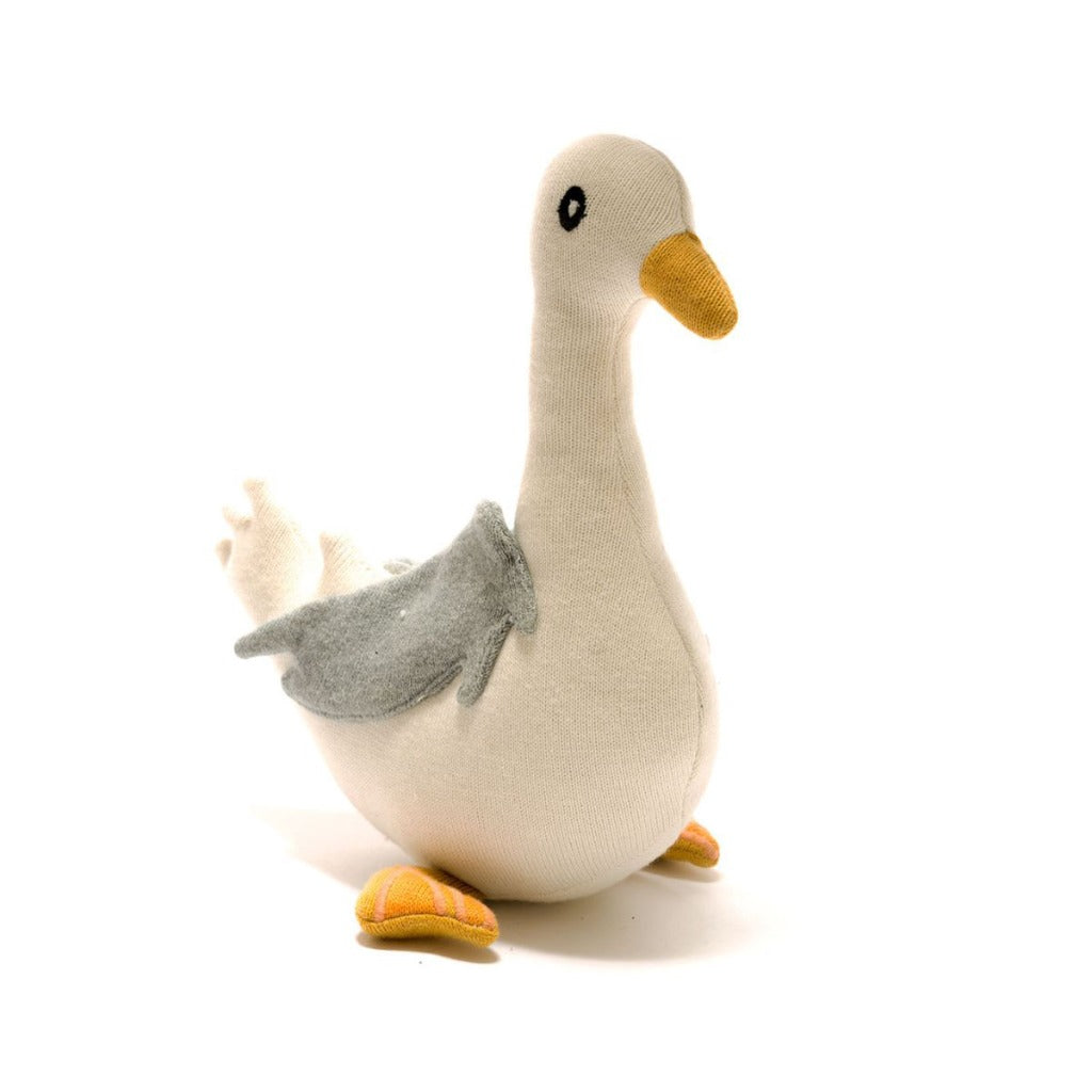 Best Years Knitted Organic Cotton Seagull Toy