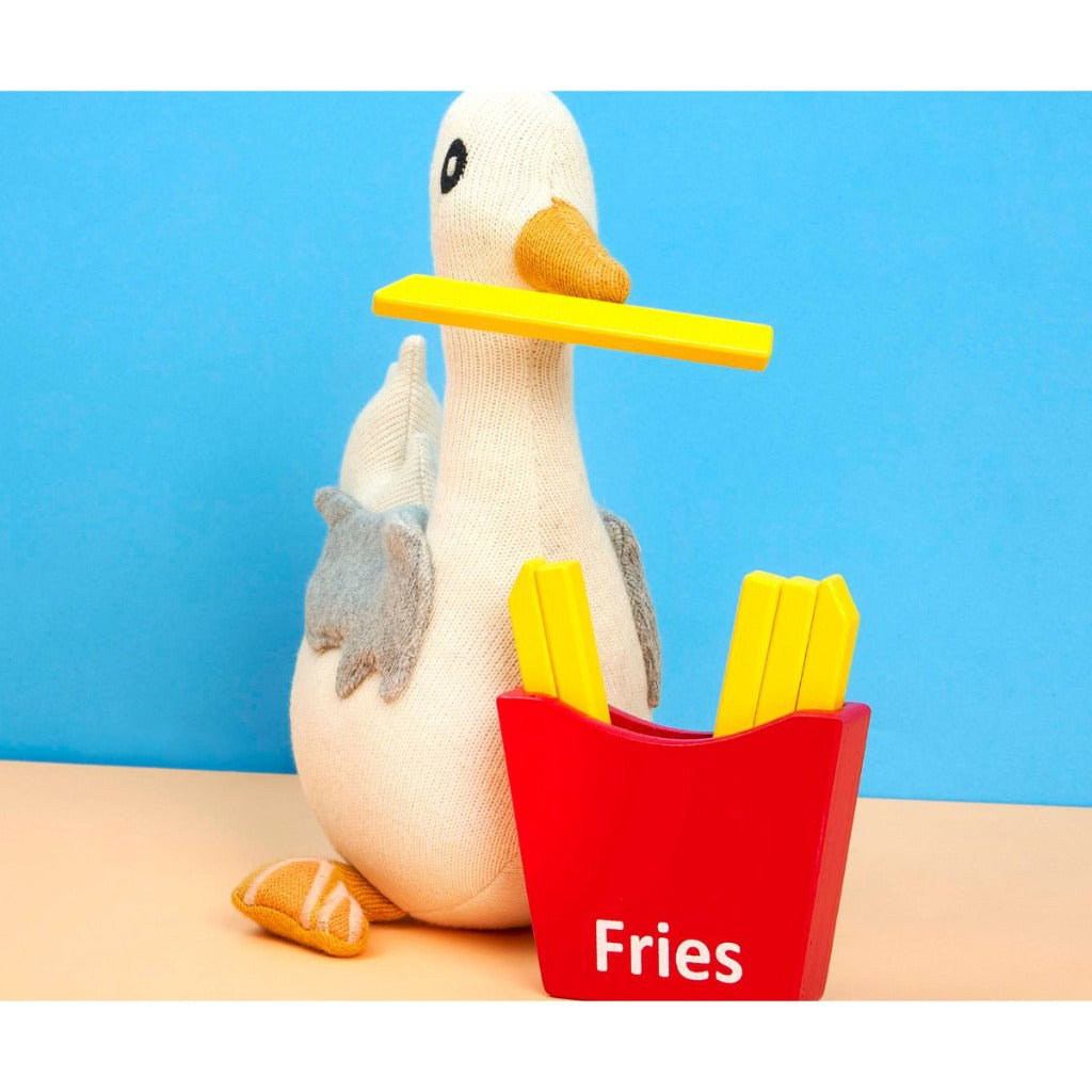 Best Years Knitted Organic Cotton Seagull Toy