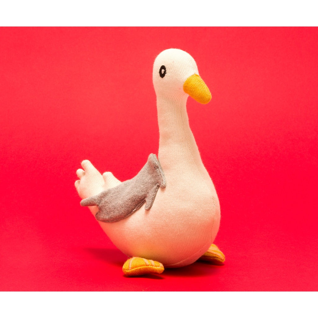 Best Years Knitted Organic Cotton Seagull Toy