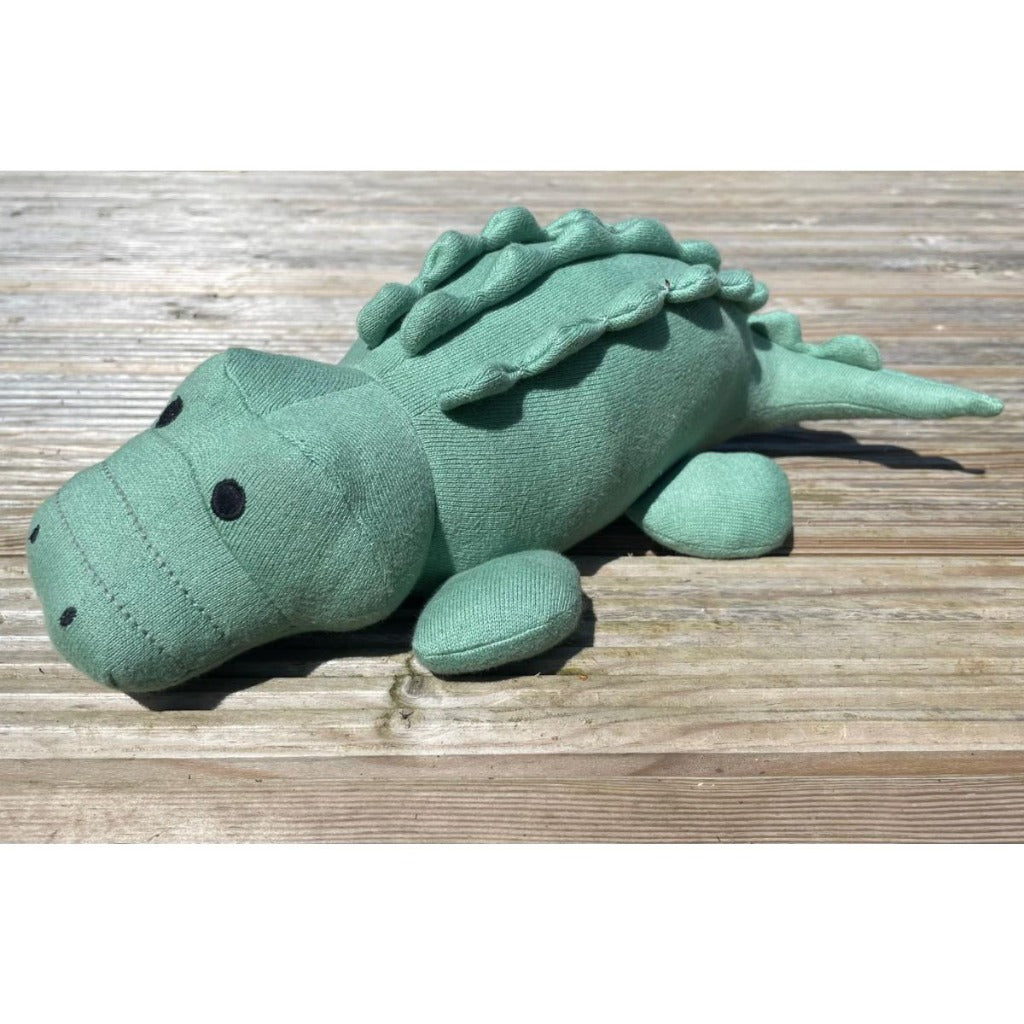 Best Years Knitted Organic Crocodile Green