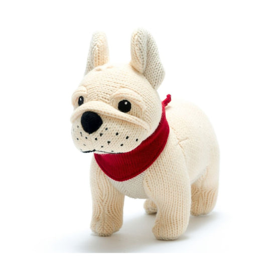 Best Years Knitted Frenchbull Dog Toy