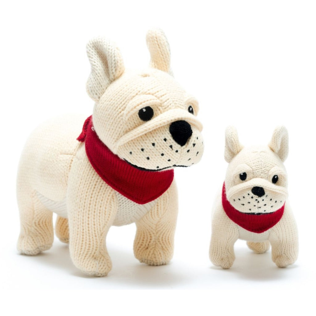 Best Years Knitted Frenchbull Dog Toy