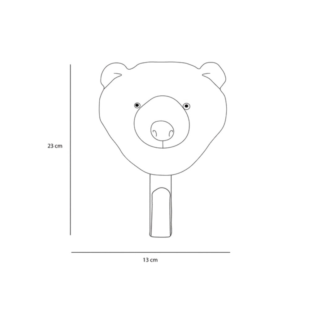 Wild & Soft Brown Bear Coat Hanger