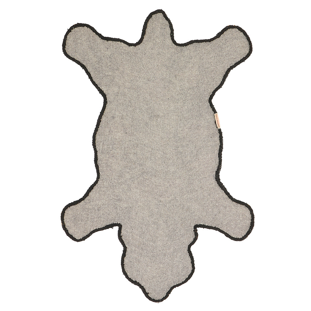 Doing Goods Blooming Black Bear Rug Small