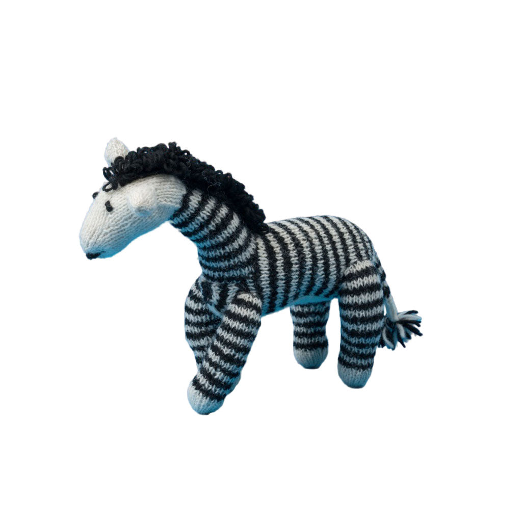 Ware of the Dog Hand Knit Zebra