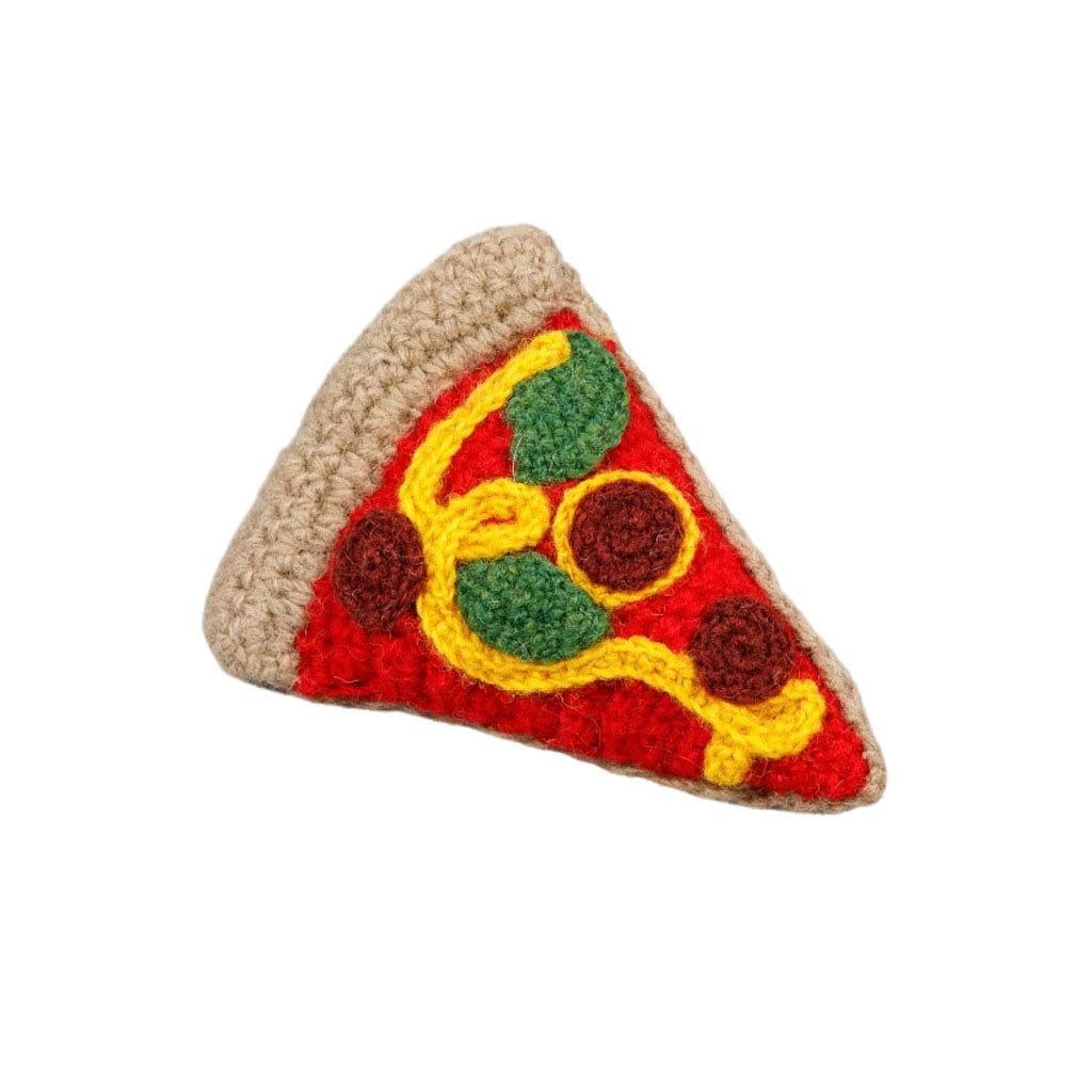 Ware of the Dog Hand Knit Pizza