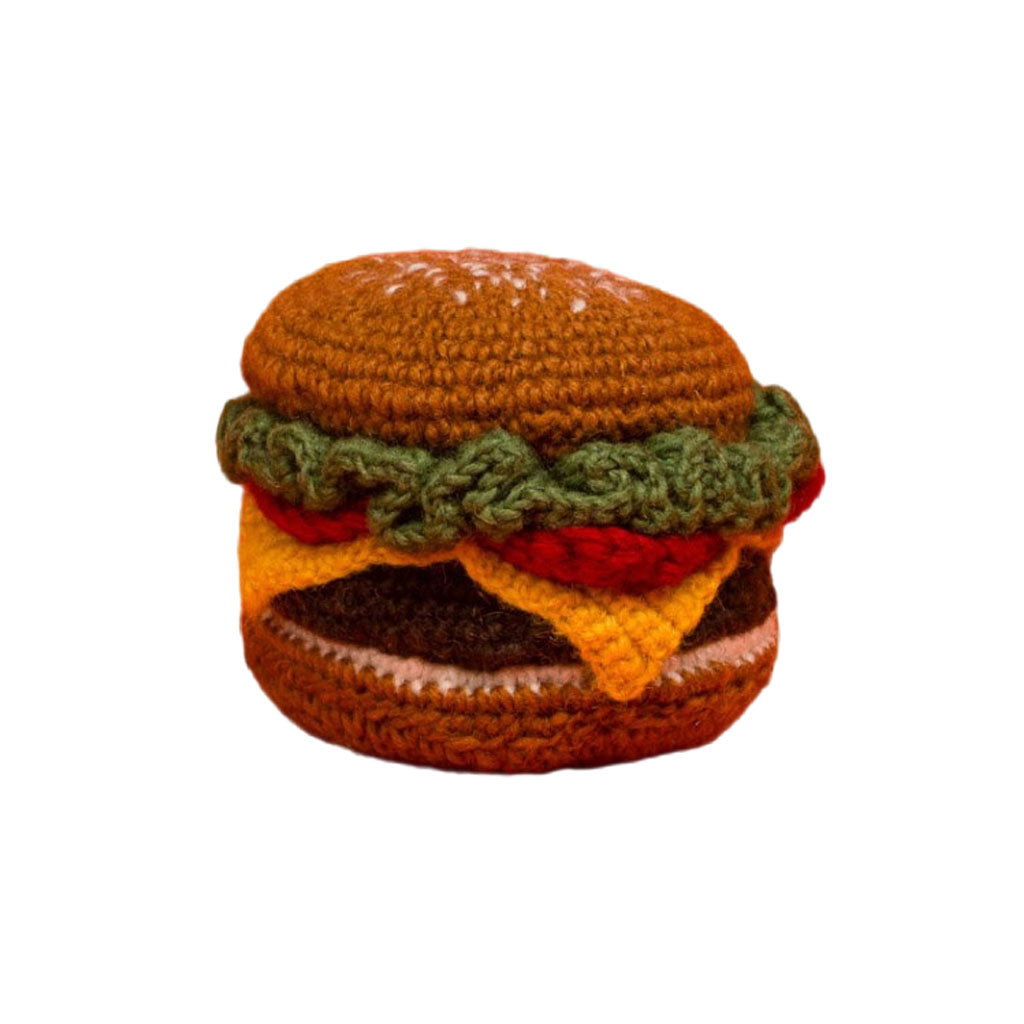 Ware of the Dog Hand Knit Hamburger