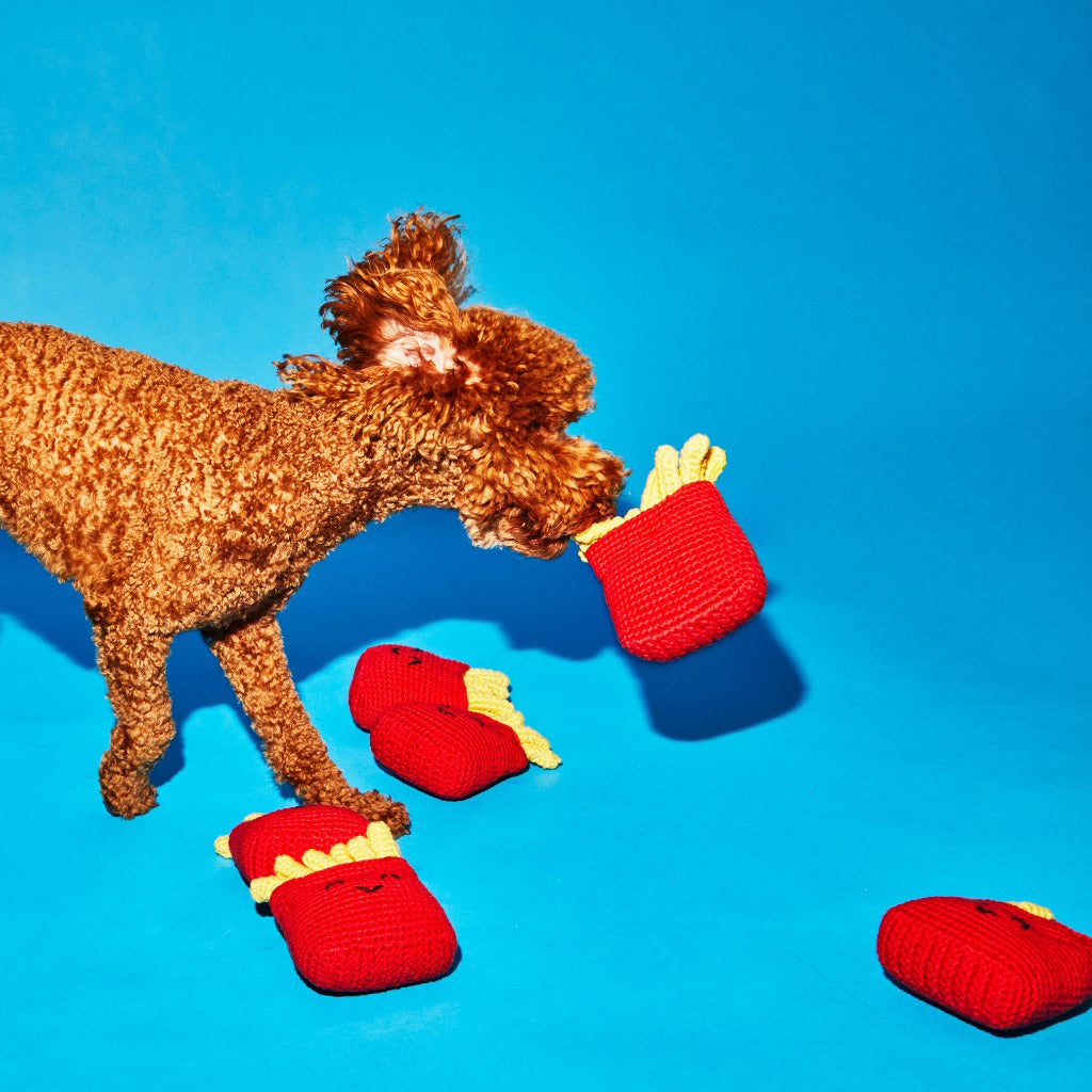 Ware of the Dog Hand Crochet French Fries